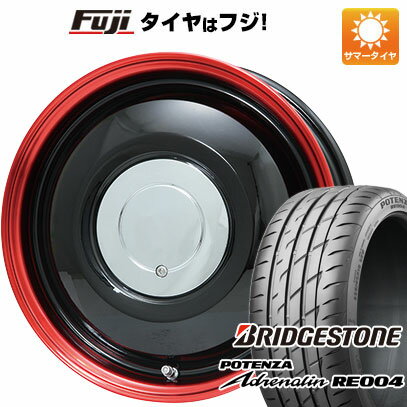 【新品 軽自動車】N-BOX タント スペーシア 夏タイヤ ホイール4本セット 165/55R15 ブリヂストン ポテンザ アドレナリン RE004 ワーク レッドスレッド LIMITED COLOR 15インチ(送料無料)