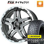 【新品国産5穴114.3車】 夏タイヤ ホイール4本セット 225/70R16 ダンロップ グラントレック AT5 プレミックス グラバス-J2(ガンメタ/リムポリッシュ) 16インチ(送料無料)