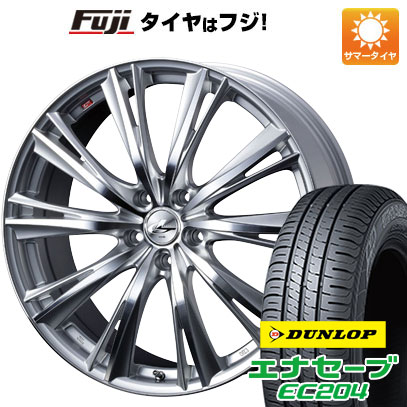 【新品国産5穴114.3車】 夏タイヤ ホイール4本セット 205/65R15 ダンロップ エナセーブ EC204 WEDS ウェッズ レオニス WX 15インチ(送料無料) サマータイヤ
