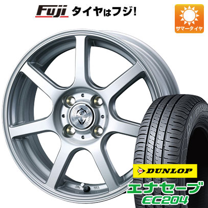 5/25はポイント最大42倍!!【エントリーでP5倍!(5/23 20:00-5/27 01:59)】 【新品 軽自動車】 夏タイヤ ホイール4本セット 155/65R13 ダンロップ エナセーブ EC204 ウェッズ トレファー ZR 13インチ(送料無料)