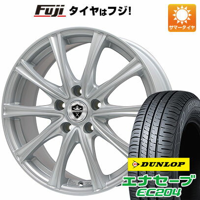【新品国産5穴114.3車】 夏タイヤ ホイール4本セット 225/50R18 ダンロップ エナセーブ EC204 ブランドル ER16 18インチ(送料無料) サマータイヤ
