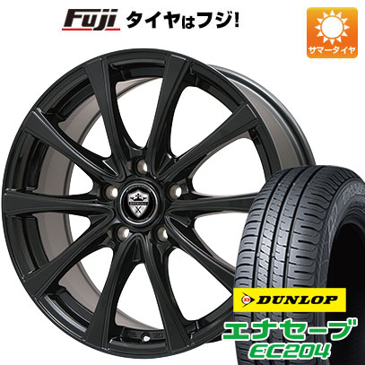 【新品国産5穴114.3車】 夏タイヤ ホイール4本セット 205/60R16 ダンロップ エナセーブ EC204 ブランドル KF25B 16インチ(送料無料) サマータイヤ