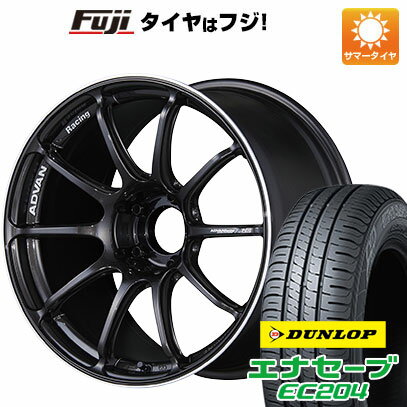 【新品国産5穴114.3車】 夏タイヤ ホイール4本セット 215/45R18 ダンロップ エナセーブ EC204 ヨコハマ アドバンレーシング RSIII 18インチ(送料無料) サマータイヤ
