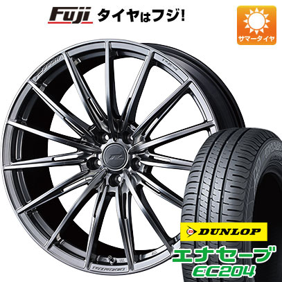 【新品国産5穴114.3車】 夏タイヤ ホイール4本セット 225/45R18 ダンロップ エナセーブ EC204 WEDS ウェッズ F-ZERO FZ-4 18インチ(送料無料) サマータイヤ