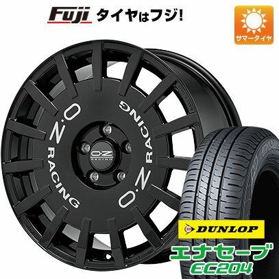 【新品国産車用5穴114.3】 夏タイヤ ホイール4本セット 225/45R18 ダンロップ エナセーブ EC204 OZ ラリーレーシング 18インチ(送料無料)