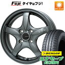【新品国産4穴100車】 夏タイヤ ホイール4本セット 185/55R16 ダンロップ エナセーブ EC204 レアマイスター CS-V(ガンメタ) 16インチ(送料無料) サマータイヤ