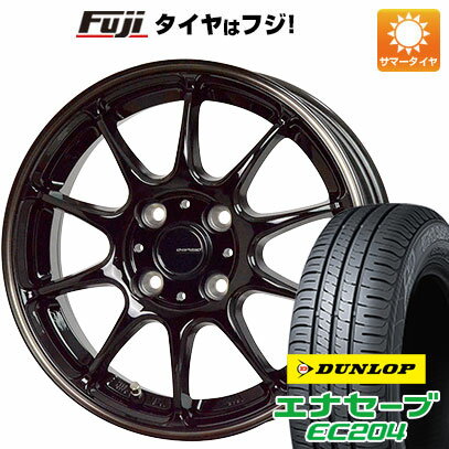 【新品 軽自動車】ハスラー デリカミニ(4WD) 夏タイヤ ホイール4本セット 165/60R15 ダンロップ エナセーブ EC204 ホットスタッフ ジースピード P-07 15インチ(送料無料) サマータイヤ