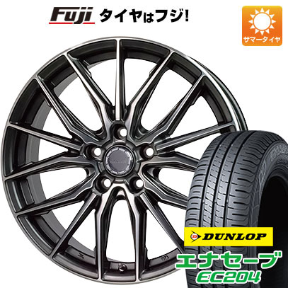 【新品国産車用5穴114.3】 夏タイヤ ホイール4本セット 225/50R18 ダンロップ エナセーブ EC204 ホットスタッフ プレシャス アストM4 18インチ(送料無料)