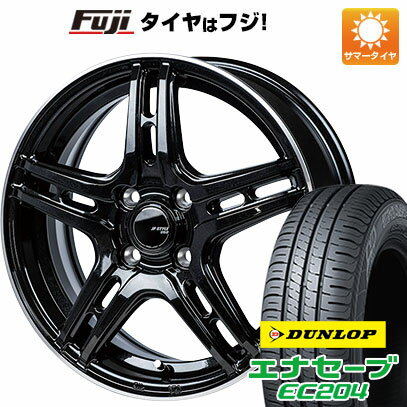 【新品国産5穴114.3車】 夏タイヤ ホイール4本セット 205/55R16 ダンロップ エナセーブ EC204 モンツァ JPスタイル R52 16インチ(送料無料) サマータイヤ