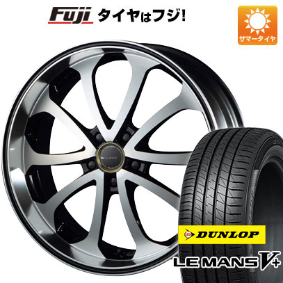 【新品国産5穴100車】 夏タイヤ ホイール4本セット 215/35R19 ダンロップ ルマン V+(ファイブプラス) エムズスピード ジュノウ バベル 19インチ(送料無料) サマータイヤ