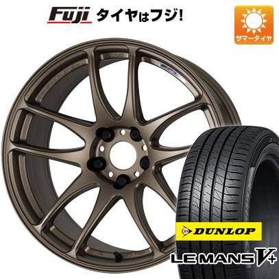 【新品国産5穴100車】 夏タイヤ ホイール4本セット 225/35R19 ダンロップ ルマン V+(ファイブプラス) WORK ワーク エモーション CR kiwami 19インチ(送料無料) サマータイヤ