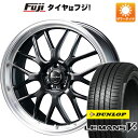 【新品国産5穴114.3車】 夏タイヤ ホイール4本セット 245/40R19 ダンロップ ルマン V+(ファイブプラス) ブレスト ユーロスポーツ タイプ805 セミグロスブラック 19インチ(送料無料) サマータイヤ