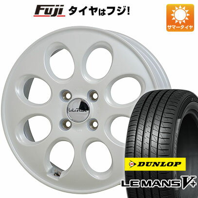 【新品 軽自動車】ハスラー デリカミニ(4WD) 夏タイヤ ホイール4本セット 165/60R15 ダンロップ ルマン V+(ファイブプラス) ホットスタッフ ララパーム オーバル 15インチ(送料無料) サマータイヤ