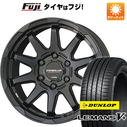 【新品国産4穴100車】 夏タイヤ ホイール4本セット 195/45R16 ダンロップ ルマン V+(ファイブプラス) 共豊 サーキュラー C10S 16インチ(送料無料) サマータイヤ