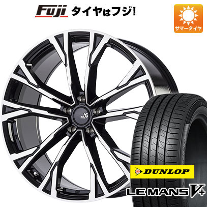 【新品国産5穴114.3車】 夏タイヤ ホイール4本セット 245/40R20 ダンロップ ルマン V+(ファイブプラス) アウトストラーダ エクシオン 20インチ(送料無料) サマータイヤ