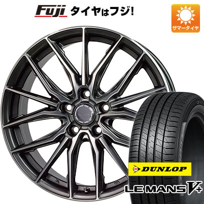 【新品国産5穴114.3車】 夏タイヤ ホイール4本セット 215/40R18 ダンロップ ルマン V+(ファイブプラス) ホットスタッフ プレシャス アストM4 18インチ(送料無料) サマータイヤ