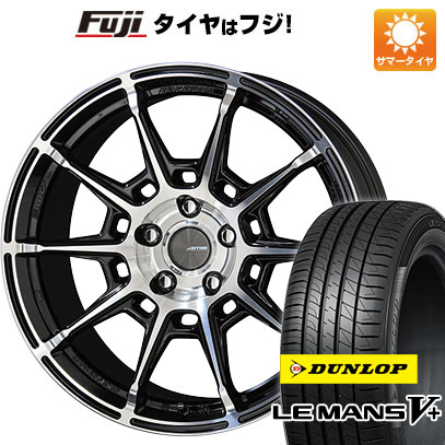 【新品国産車用5穴100】 夏タイヤ ホイール4本セット 215/35R19 ダンロップ ルマン V+(ファイブプラス) 共豊 ガレルナ レフィーノ 19インチ(送料無料)