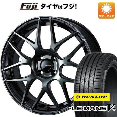 【新品国産4穴100車】 夏タイヤ ホイール4本セット 195/45R16 ダンロップ ルマン V+(ファイブプラス) ウェッズ ウェッズスポーツ SA-27R 16インチ(送料無料)