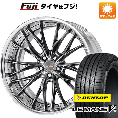 【新品国産5穴100車】 夏タイヤ ホイール4本セット 215/35R19 ダンロップ ルマン V+(ファイブプラス) WORK ワーク シュヴァート ブルネン 19インチ(送料無料) サマータイヤ