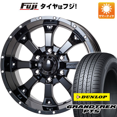 【新品】ランクル200 夏タイヤ ホイール4本セット 285/60R18 ダンロップ グラントレック PT5 トライスター MKW MK-46 18インチ(送料無料)