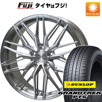 【新品国産5穴114.3車】 夏タイヤ ホイール4本セット 225/55R19 ダンロップ グラントレック PT5 ホットスタッフ トラフィックスターフォージド TSF-03 19インチ(送料無料) サマータイヤ