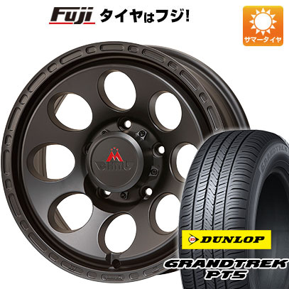 【新品】ジムニー 夏タイヤ ホイール4本セット 175/80R16 ダンロップ グラントレック PT5 エムクライム アストロ DC 16インチ(送料無料) サマータイヤ