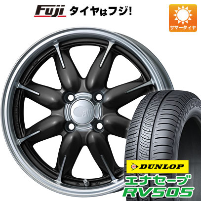 N-BOX タント スペーシア 夏タイヤ ホイール4本セット 155/65R14 ダンロップ エナセーブ RV505 エンケイ allシリーズ オールワン 14インチ(送料無料)