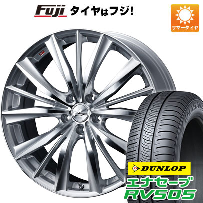 【新品国産5穴114.3車】 夏タイヤ ホイール4本セット 195/65R15 ダンロップ エナセーブ RV505 WEDS ウェッズ レオニス VX 15インチ(送料無料) サマータイヤ