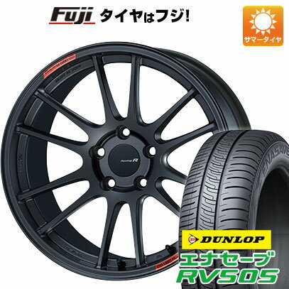 【新品国産5穴114.3車】 夏タイヤ ホイール4本セット 235/55R18 ダンロップ エナセーブ RV505 エンケイ GTC01 RR 18インチ(送料無料)