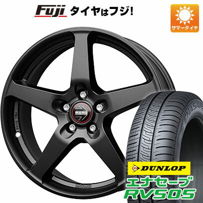 【新品国産車用5穴100】 夏タイヤ ホイール4本セット 205/55R16 ダンロップ エナセーブ RV505 モモ ファイブ 16インチ(送料無料)