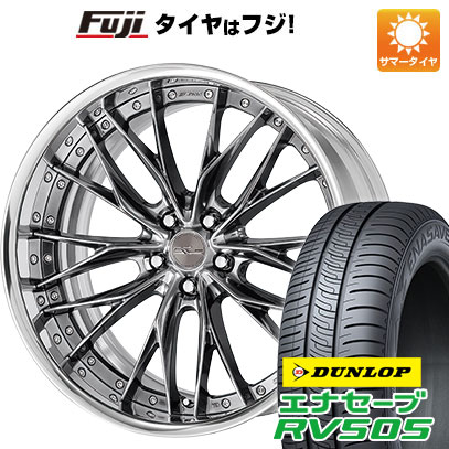 【新品国産車用5穴114.3】 夏タイヤ ホイール4本セット 245/45R19 ダンロップ エナセーブ RV505 WORK ワーク シュヴァート ブルネン 19インチ(送料無料)