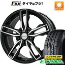 輸入車用 ボルボ（V40 クロスカントリー） 夏タイヤ ホイール4本セット 205/60R16 ダンロップ EC202L ユーロテック ガヤ エリージ(ブラックポリッシュ) 16インチ(送料無料)