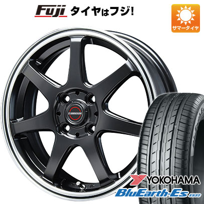 【新品国産4穴100車】 夏タイヤ ホイール4本セット 185/55R15 ヨコハマ ブルーアース ES32 ブレスト ユーロマジック タイプS-07 15インチ(送料無料)