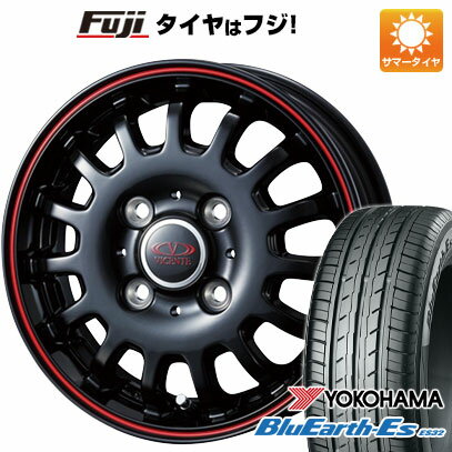 【新品 軽自動車】エブリイワゴン 夏タイヤ ホイール4本セット 165/60R14 ヨコハマ ブルーアース ES32 ウェッズ ヴィセンテ 04 EV スズキ エブリィワゴン専用 14インチ(送料無料)