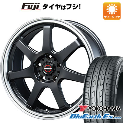 【新品国産車用5穴114.3】 夏タイヤ ホイール4本セット 205/60R16 ヨコハマ ブルーアース ES32 ブレスト ユーロマジック タイプS-07 16インチ(送料無料)