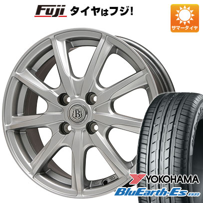 【新品国産5穴114.3車】 夏タイヤ ホイール4本セット 195/65R15 ヨコハマ ブルーアース ES32 ブランドル E05 15インチ(送料無料)