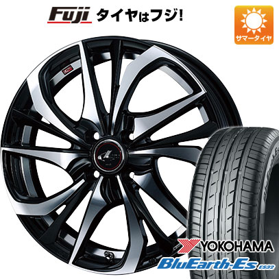 【新品国産4穴100車】 夏タイヤ ホイール4本セット 185/55R15 ヨコハマ ブルーアース ES32 WEDS ウェッズ レオニス TE 15インチ(送料無料) サマータイヤ