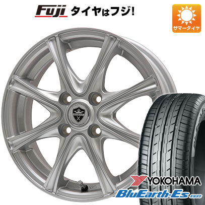 【新品国産4穴100車】 夏タイヤ ホイール4本セット 185/55R16 ヨコハマ ブルーアース ES32 ブランドル ER16 16インチ(送料無料) サマータイヤ
