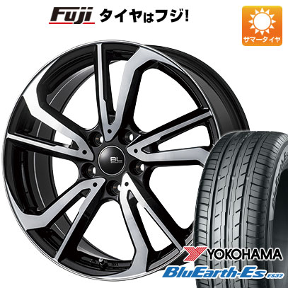  夏タイヤ ホイール4本セット 215/40R18 ヨコハマ ブルーアース ES32 ブランドルライン レツィオ パールブラックポリッシュ 18インチ(送料無料)