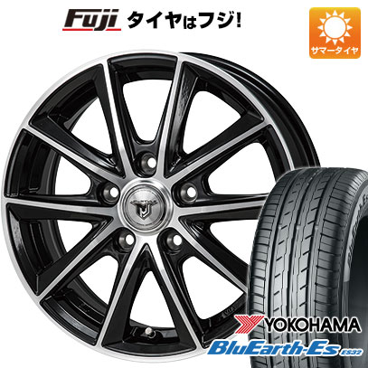 【新品国産4穴100車】 夏タイヤ ホイール4本セット 185/55R15 ヨコハマ ブルーアース ES32 モンツァ JPスタイル MJ01 15インチ(送料無料) サマータイヤ