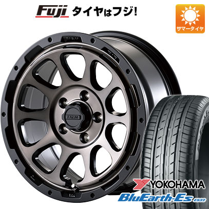 【新品国産4穴100車】 夏タイヤ ホイール4本セット 185/55R16 ヨコハマ ブルーアース ES32 モーターファーム ファームD10 16インチ(送料無料)