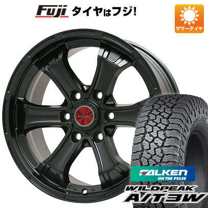 プラド/ハイラックス 夏タイヤ ホイール4本セット 265/65R17 ファルケン ワイルドピーク A/T3W ビッグウエイ B-MUD K(マットブラック) トヨタ車専用 17インチ(送料無料)