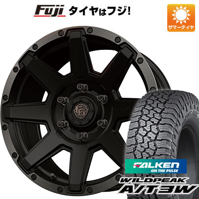 【新品】プラド/ハイラックス 夏タイヤ ホイール4本セット 265/65R17 ファルケン ワイルドピーク A/T3W WEDS ウェッズ クロスオーバーガーメンツ Style U 17インチ(送料無料) サマータイヤ