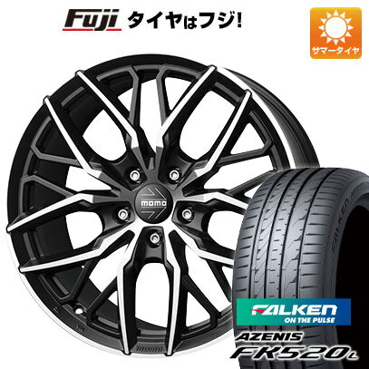 【新品国産5穴114.3車】 夏タイヤ ホイール4本セット 245/40R19 ファルケン アゼニス FK520L モモ スパイダー 19インチ(送料無料)