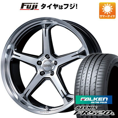 【新品国産5穴114.3車】 夏タイヤ ホイール4本セット 225/35R20 ファルケン アゼニス FK520L エムズスピード FORGEDデザイン 888 20インチ(送料無料) サマータイヤ