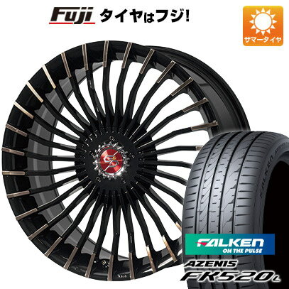 【新品国産5穴114.3車】 夏タイヤ ホイール4本セット 225/35R19 ファルケン アゼニス FK520L プレミックス グラッパ f30 (ブロンズクリア) 19インチ(送料無料)