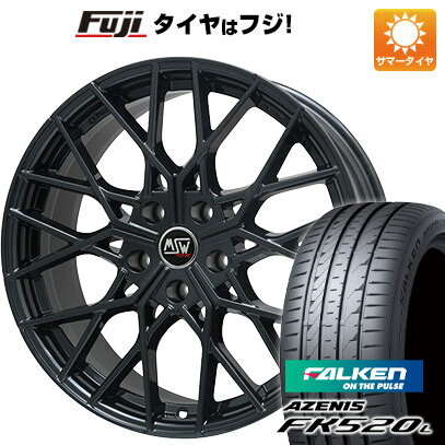 【新品国産車用5穴114.3】 夏タイヤ ホイール4本セット 225/40R19 ファルケン アゼニス FK520L MSW by OZ Racing MSW 74(グロスブラック) 19インチ(送料無料)