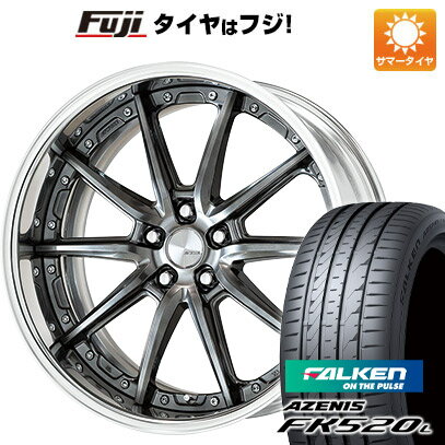 【新品国産5穴114.3車】 夏タイヤ ホイール4本セット 225/45R19 ファルケン アゼニス FK520L ワーク ランベック LS10 19インチ(送料無料)