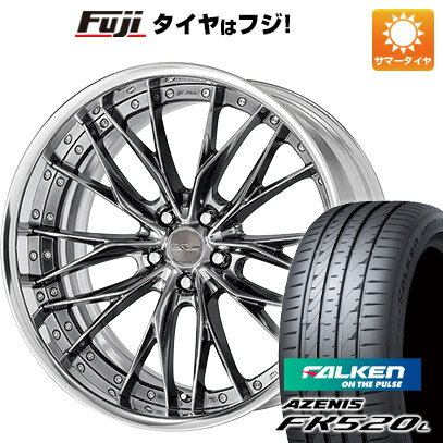【新品国産5穴114.3車】 夏タイヤ ホイール4本セット 225/55R19 ファルケン アゼニス FK520L WORK ワーク シュヴァート ブルネン 19インチ(送料無料) サマータイヤ