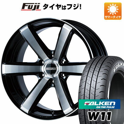 【新品】ハイエース200系 夏タイヤ ホイール4本セット 215/60R17 109/107N ファルケン W11 エセックス EC-17 17インチ(送料無料)